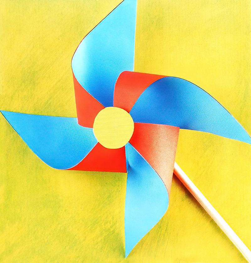 How To Make A Simple Paper Windmill