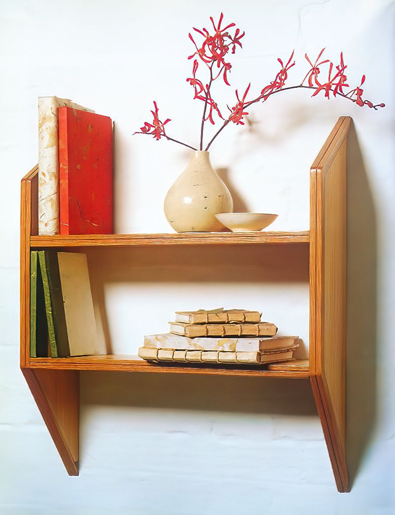 How To Make A Wall Hung Bookshelf