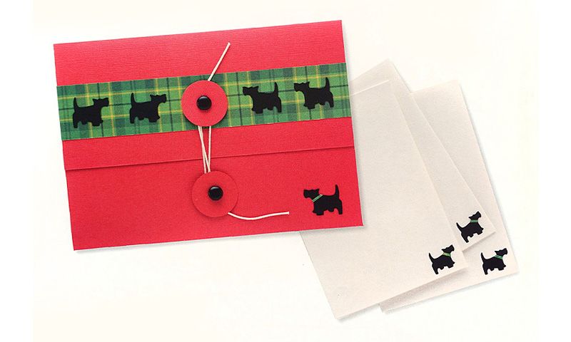 Doggie Gift Envelope and Doggie Note Paper thumbnail