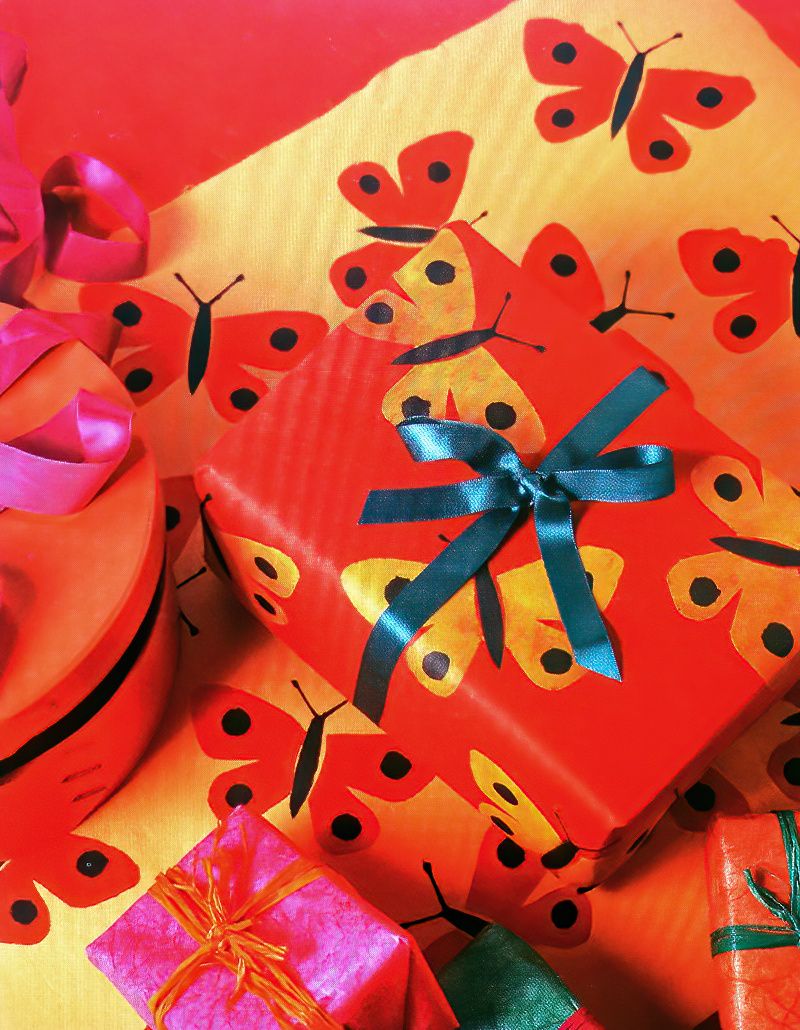 Cute Butterfly Wrapping Paper thumbnail