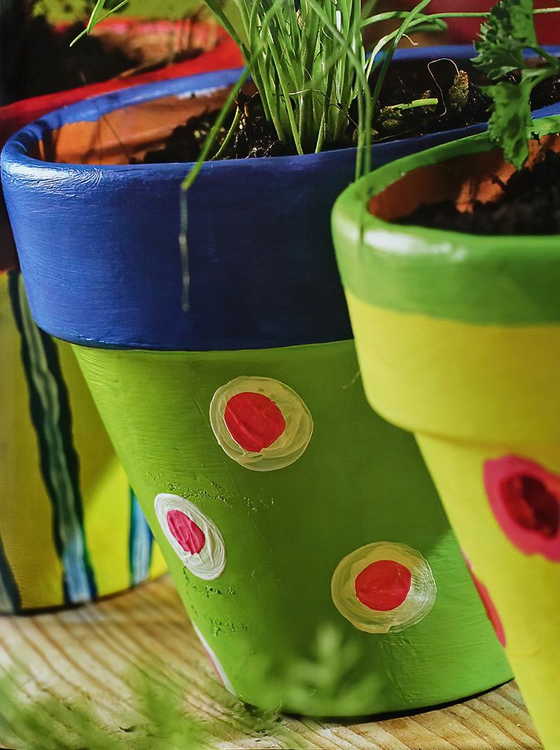 Painted Flower Pots Projects for Children thumbnail