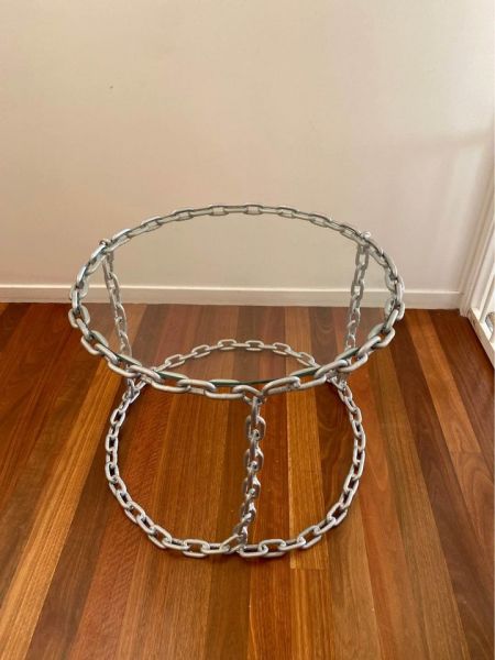 My welded chain table my wife hates