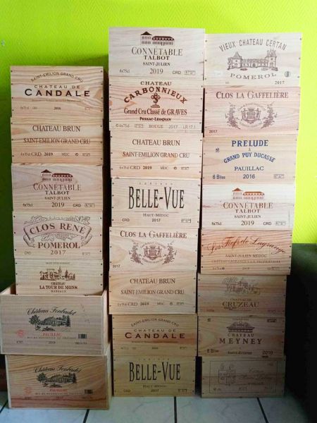 What can I make with French wooden wine boxes?