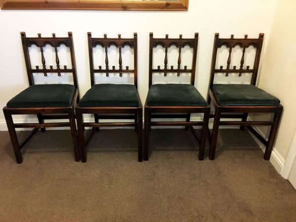 How can I refurbish these old vintage Ercol dining chairs? image one