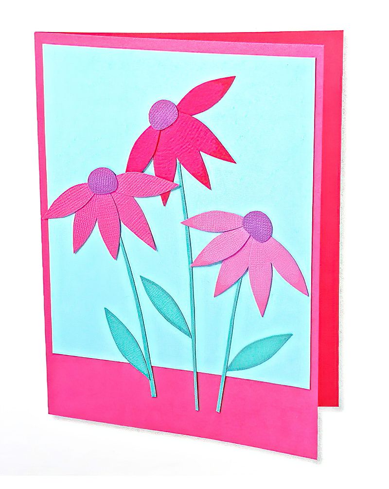 Make a Wonderfully Simple Flower Card