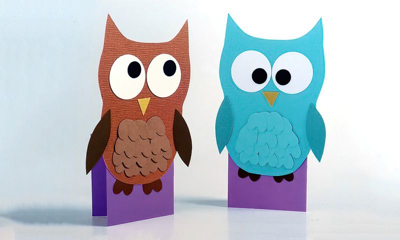 Fun Owl Gift Cards or Name Tags thumbnail