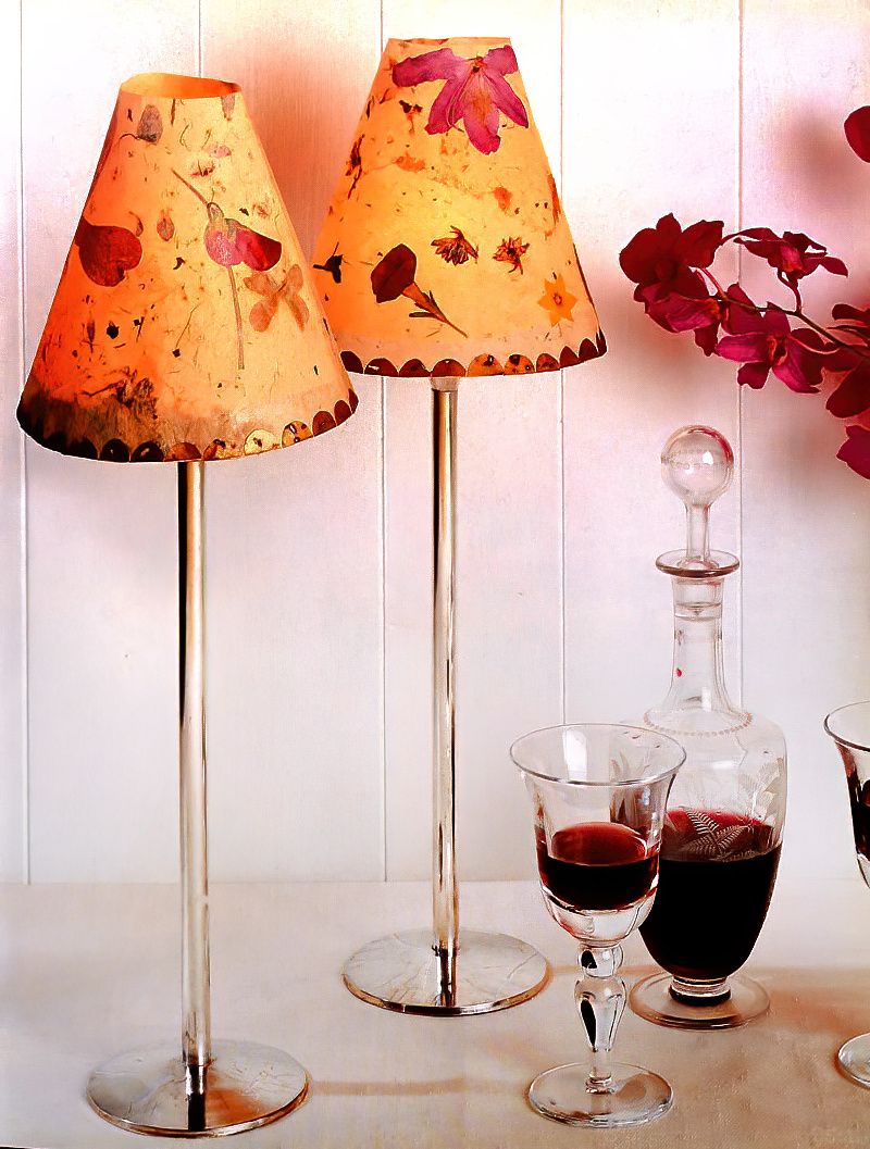 Pretty Floral Paper Candle Shades