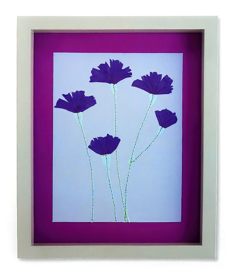 Make a Pretty Stitched Flower Collage