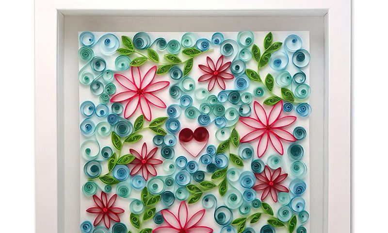 Paper Quilling Flower Picture thumbnail