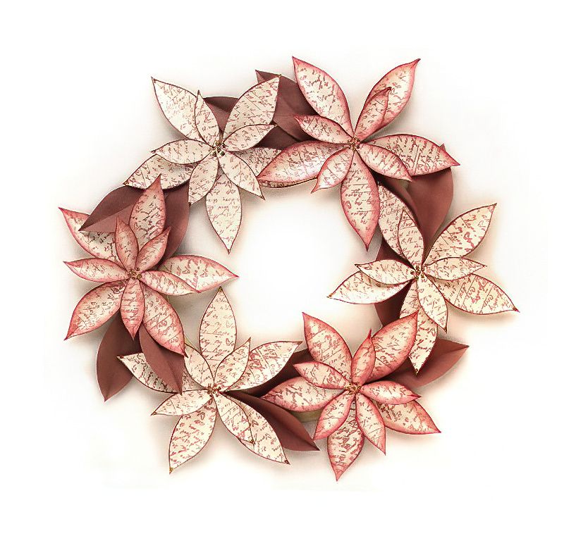 Make a Pretty Paper Christmas Wreath