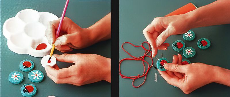 How To Make A Colourful Papier Mache Necklace