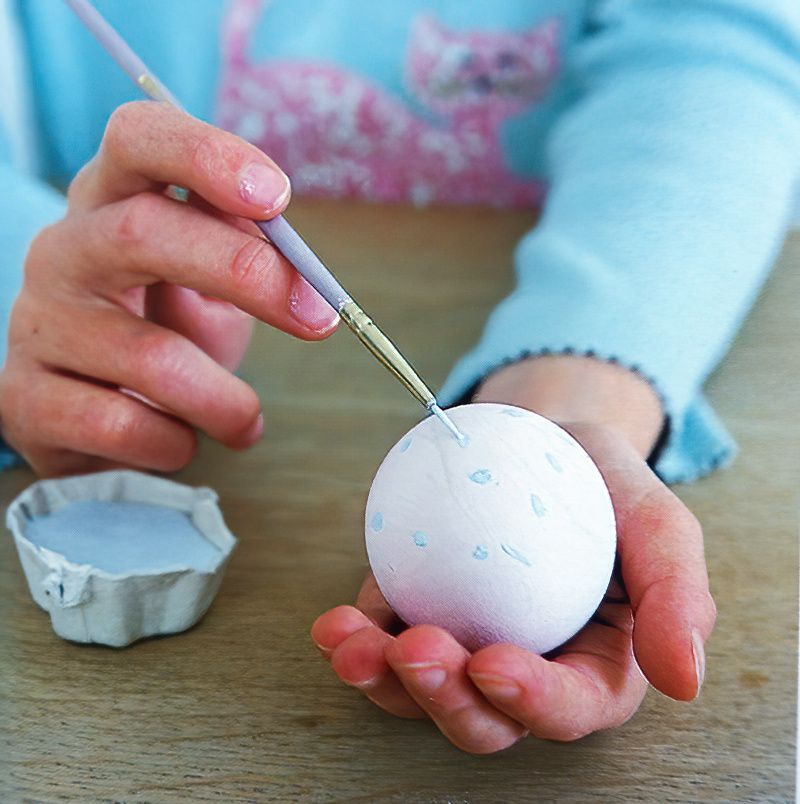 Painted Eggs Make a Lovely Easter Decoration