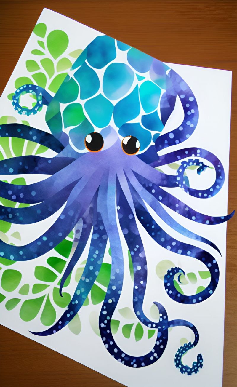 I Love to Make a Paper Octopus