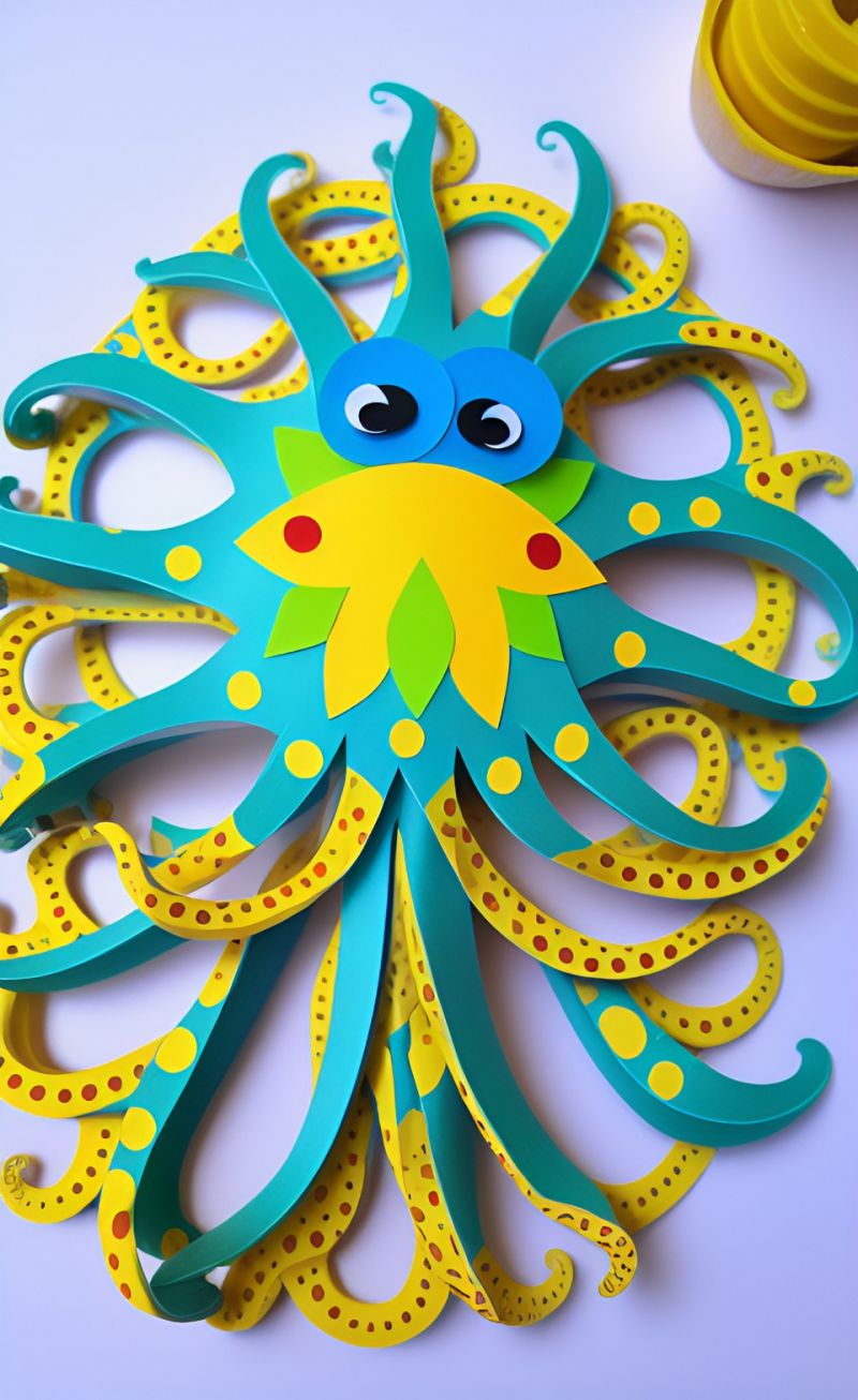 I Love to Make a Paper Octopus
