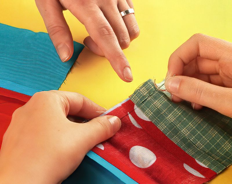 Making a Patchwork Cushion for Children