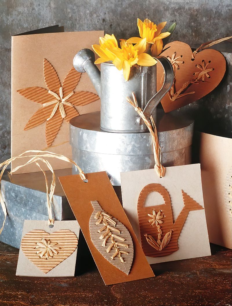 Making Cardboard Greetings Cards And Gift Tags