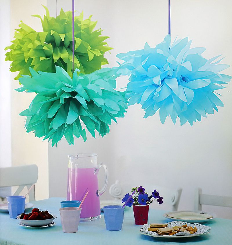 Decorate With Fun Tissue Paper Blooms thumbnail