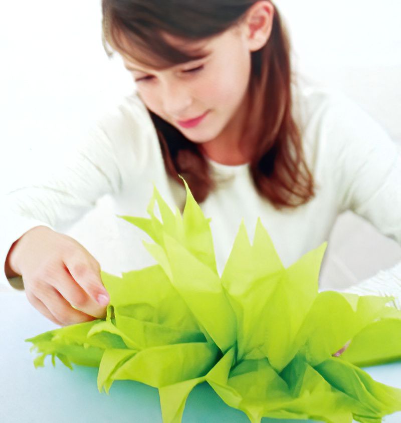Decorate With Fun Tissue Paper Blooms