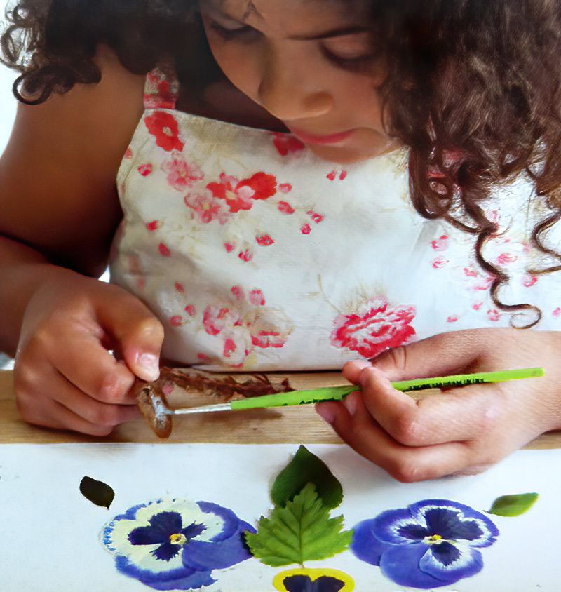 Make a Pressed Flower Butterfly Picture