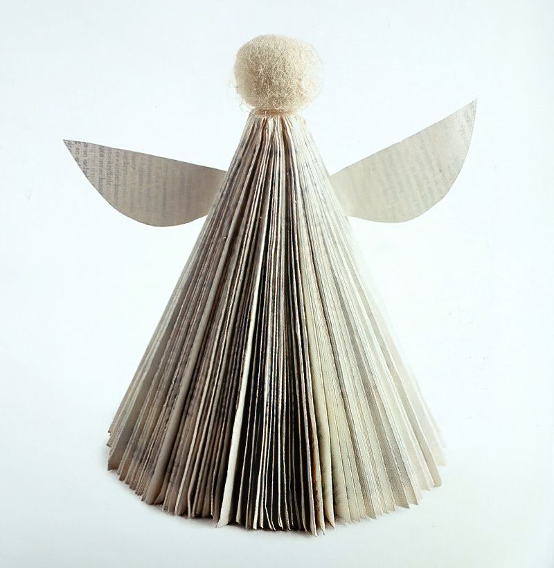 How to Make Folded Book Angels