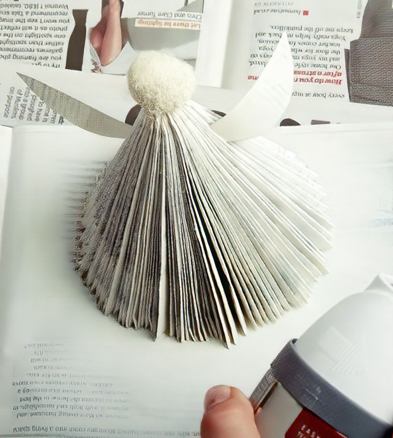 How to Make Folded Book Angels