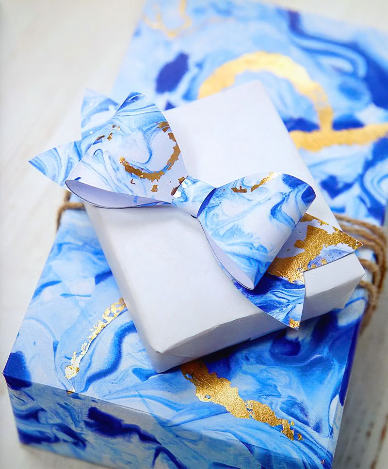 Marbled Wrapping Paper Will Amaze Your Friends thumbnail