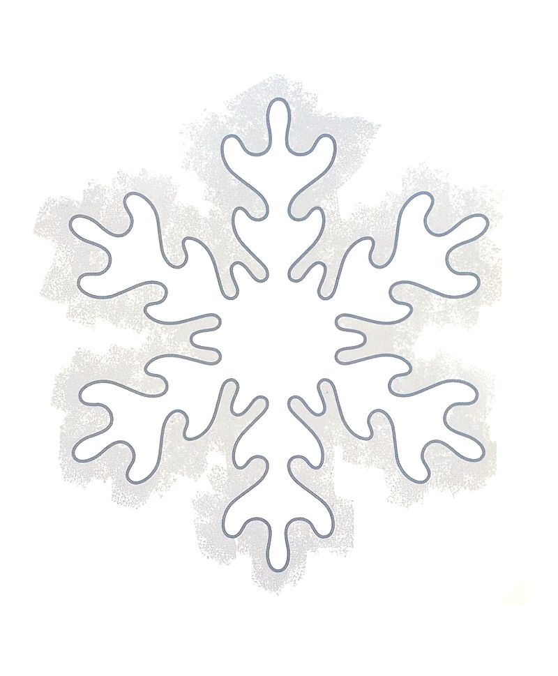 The Magical Process of Crafting Felt Silver Snowflakes