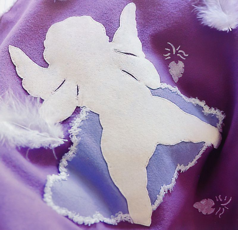Instructions for Making an Felt Angel Baby Blanket