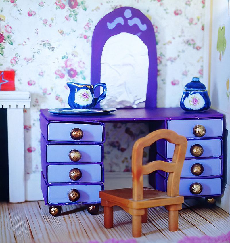 Easy Way to Make Dolls House Furniture