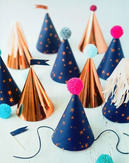 Easy Paper Party Hats Tutorial for Kids thumbnail