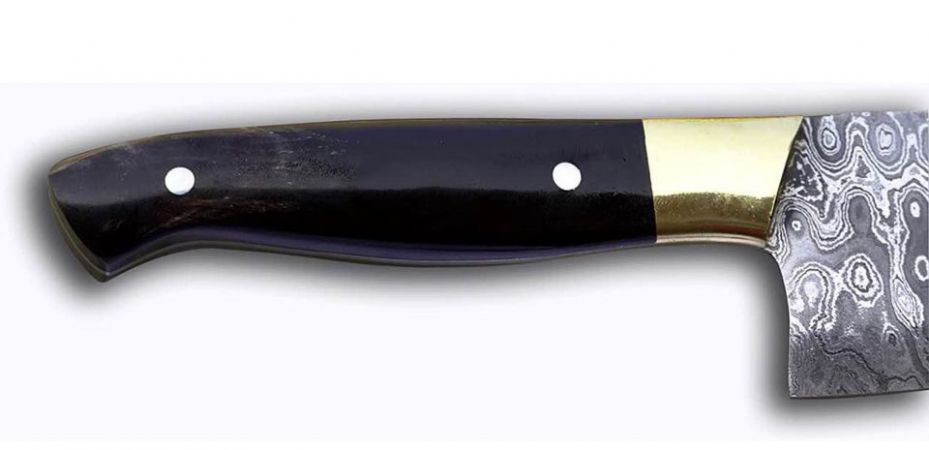 What is the pattern on forged kitchen knives called?  image three