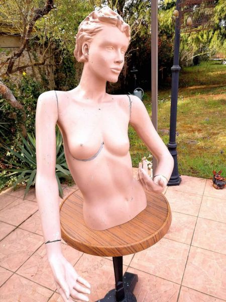 What can I do with Ginny the mannequin? with tags Mannequin,Painting,Decorating,Ginny The Mannequin