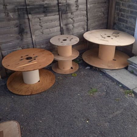 What can I make with wooden cable reels? image two