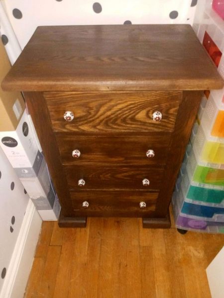 How to make a four drawer chest of drawers? image three
