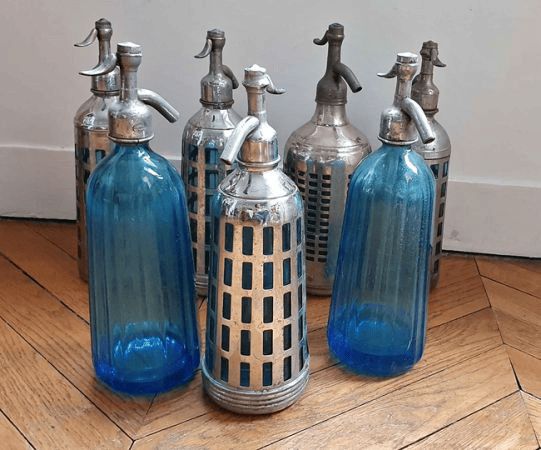 Antique silver soda syphon restoration? Or leave alone? image one