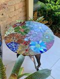 Hello, I really wanted to show off this absolutely beautiful garden table my friend made. I was so impressed when I firs